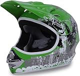 Actionbikes Motors Motorradhelm X-Treme Kinder Cross Helme Sturzhelm Schutzhelm Helm für Motorrad Kinderquad und Crossbike (Medium)